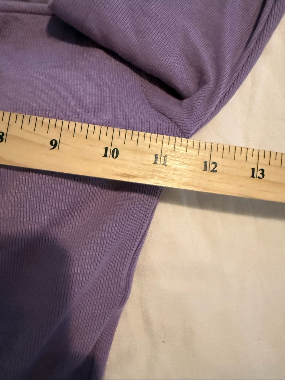 KN Purple Off-Shoulder Long Sleeve Women's Top EUC 1358 - Picture 4 of 10